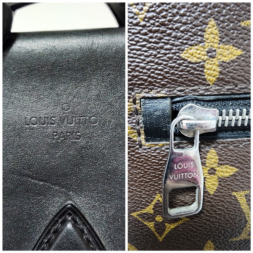 Louis Vuitton Monogram Macassar Palk Backpack Brown/Black - Picture 8 of 14